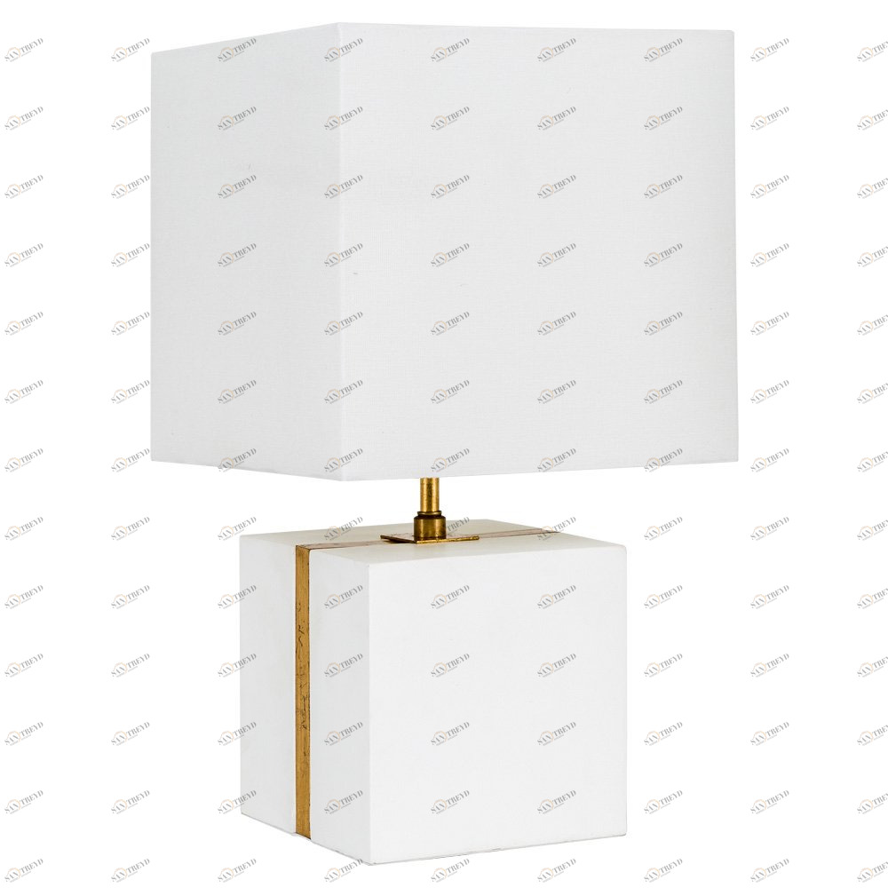 Настольная лампа «Гифт» 3112642 BYOBJECT ВАЗА 130292 Белый;золото Object Desire 