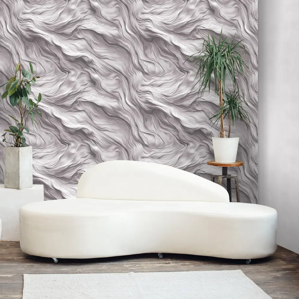 Erismann Mira: Флизелиновые обои фиолетовые с рельефной текстурой 89375362 STLM-0834723 - Вид №4