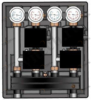 Насосная группа Kombimix 2MK без насосов MEIBES ME26101EAOSRU