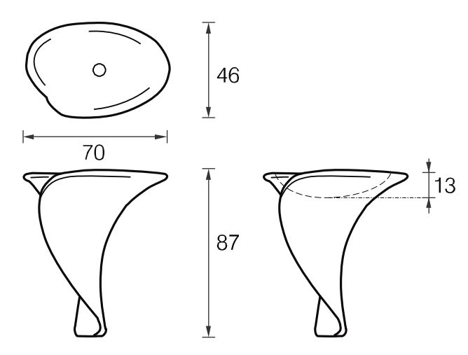 Kalla Mastella  Раковина  - Вид №3