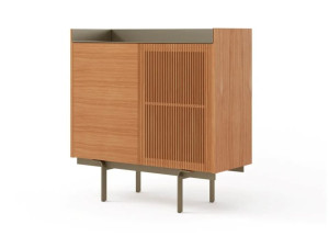 Деревянный шкаф с распашными дверцами