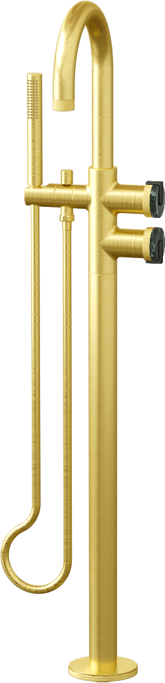 E-11554-R2MG-L1BOX-BB Смеситель напольный отдельностоящий (внешняя часть) GRAFF MOD+