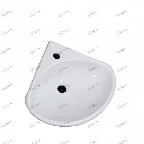 1015171 Подвесная раковина настенная круглая Лобненский Стройфарфор  белая 