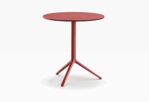 Круглый алюминиевый стол со спицами