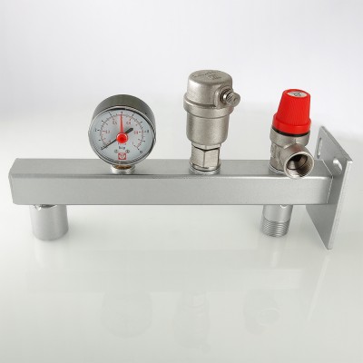 VT.495.0.0 Группа безопасности стальная консольная Valtec 3/4"  - Вид №2