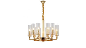 90643472 Люстра подвесная LDP 8011-12 F.GD Donatti 12 ламп 96 м² цвет золото STLM-0321093 LUMINA DECO