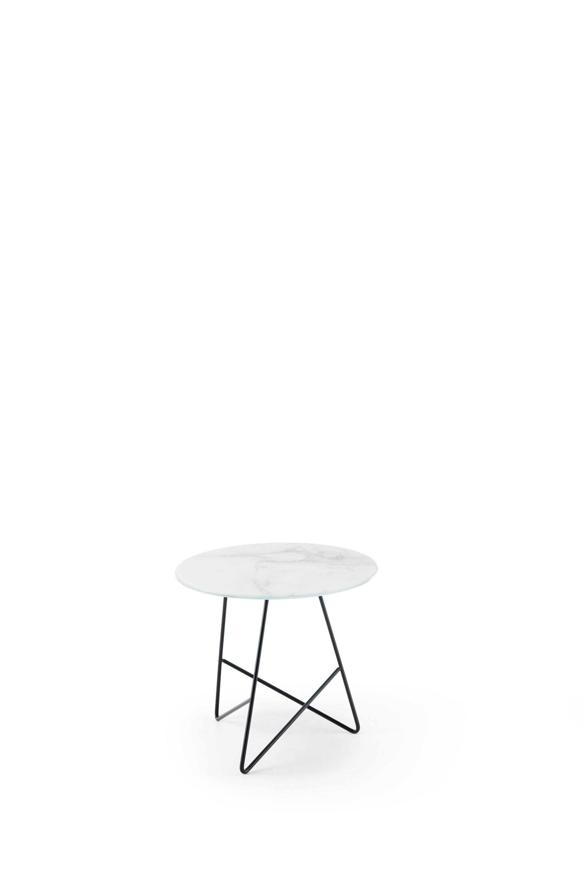 Круглый стеклянный журнальный столик-мрамор MEMEDESIGN ERMIONE ARCH-00137874 - Вид №8