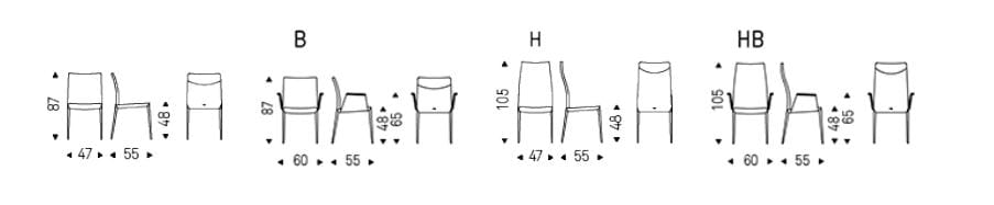 Кожаный стул Cattelan italia норма ARCH-00092396 - Вид №8