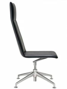 Brunner Кожаное кресло руководителя с 4 спицами Fina