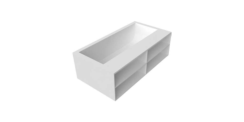 Ванна пристенная BIBLIO53-3 Antonio Lupi BIBLIO L=180 см Antoniolupi BIBLIO533 - Вид №1