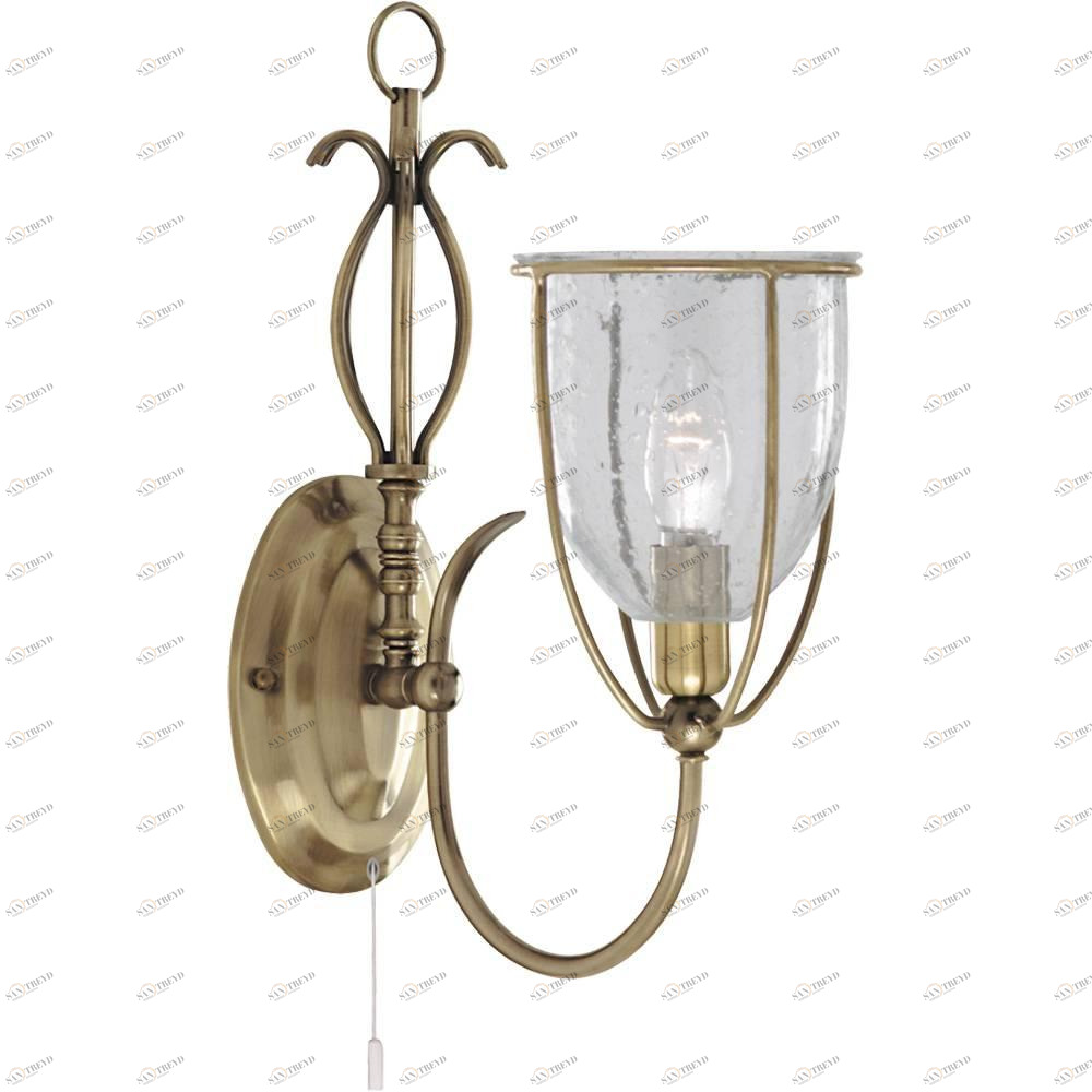 Бра Arte Lamp Salvador A6351AP-1AB ARTE LAMP СВЕЧА 078149 Бронза;прозрачный 