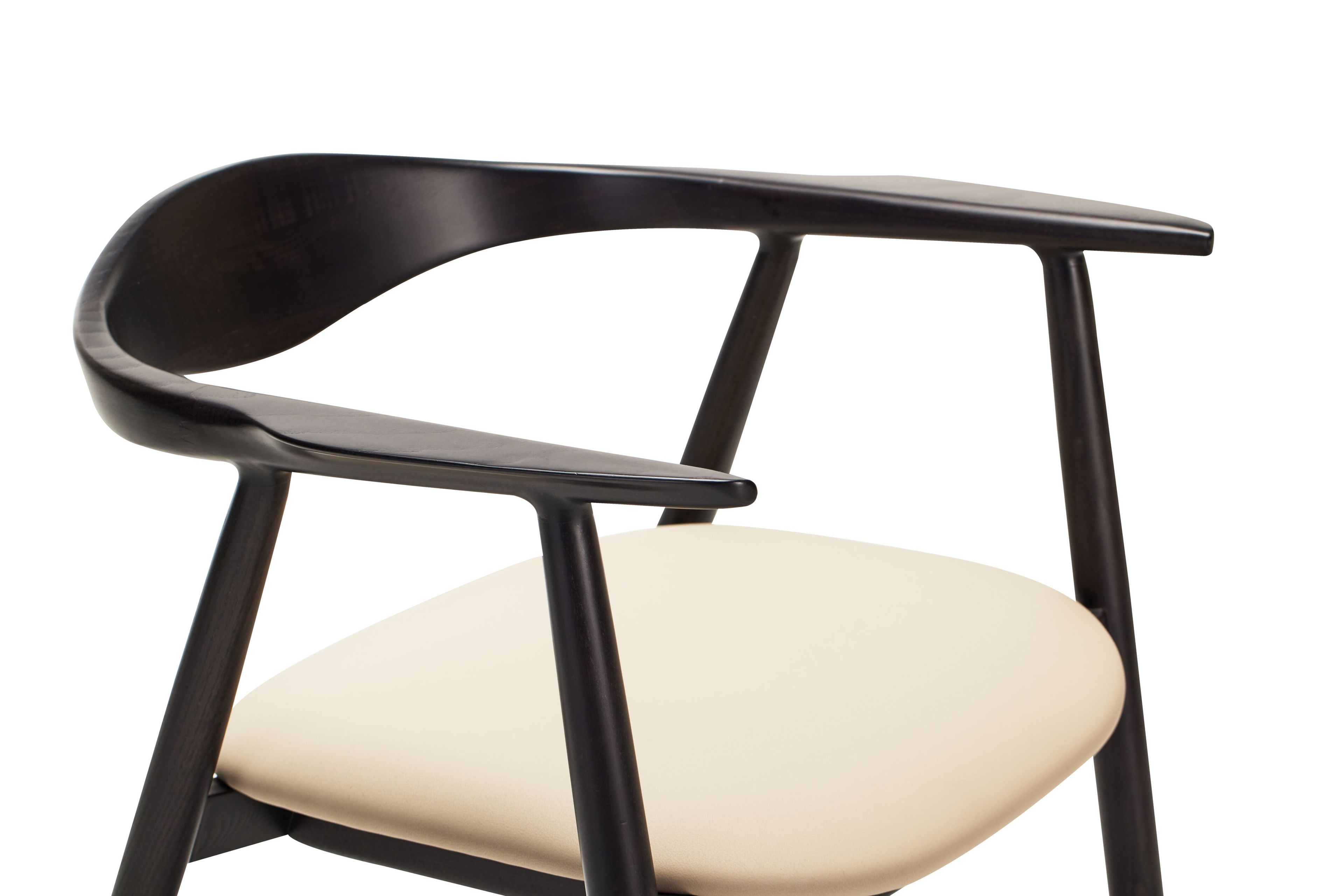 Стул из ясеня с подлокотниками и встроенной подушкой Papell Design гостиница ARCH-00142853 - Вид №7