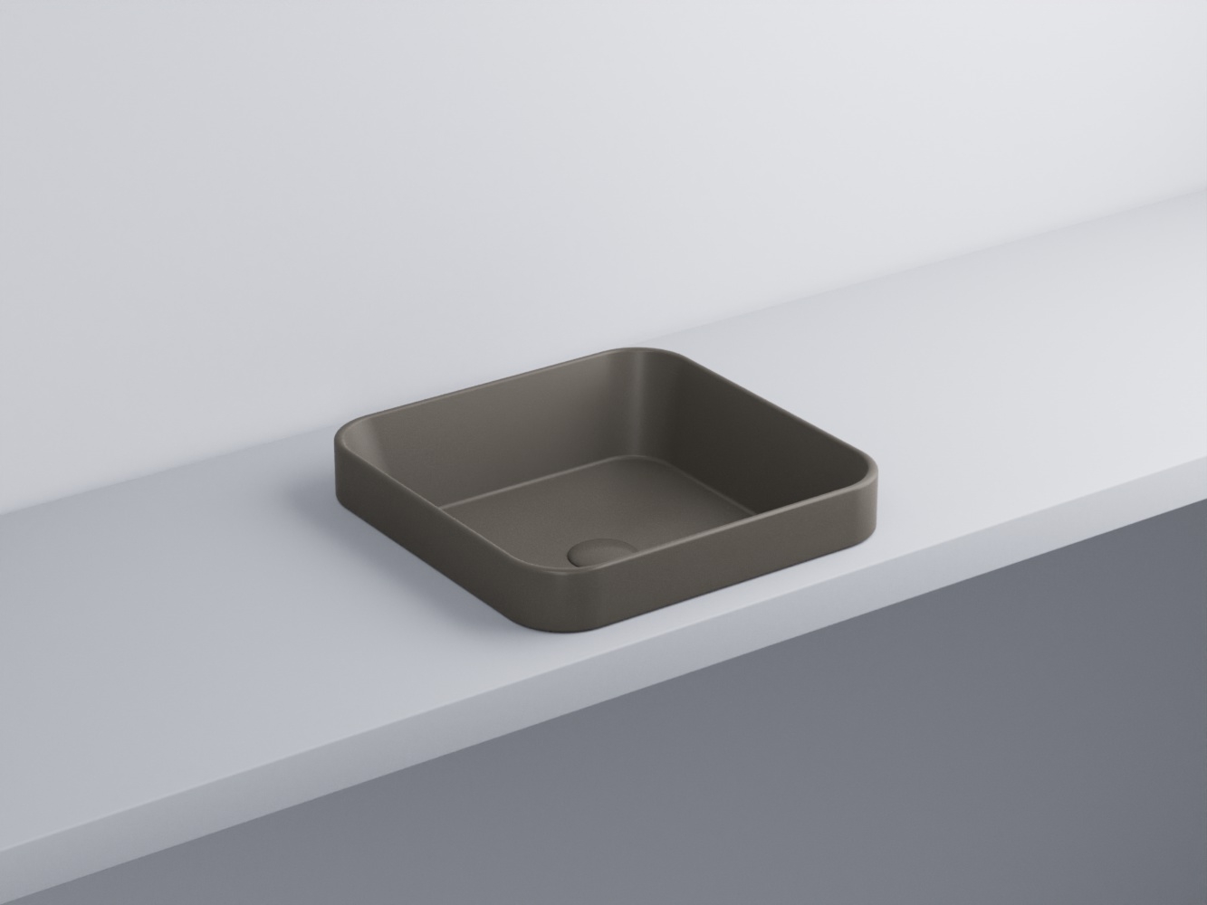 EJLASIQ-FN Раковина Enjoy полувстроенная квадратная cielo Enjoy + Amedeo Ceramica Cielo