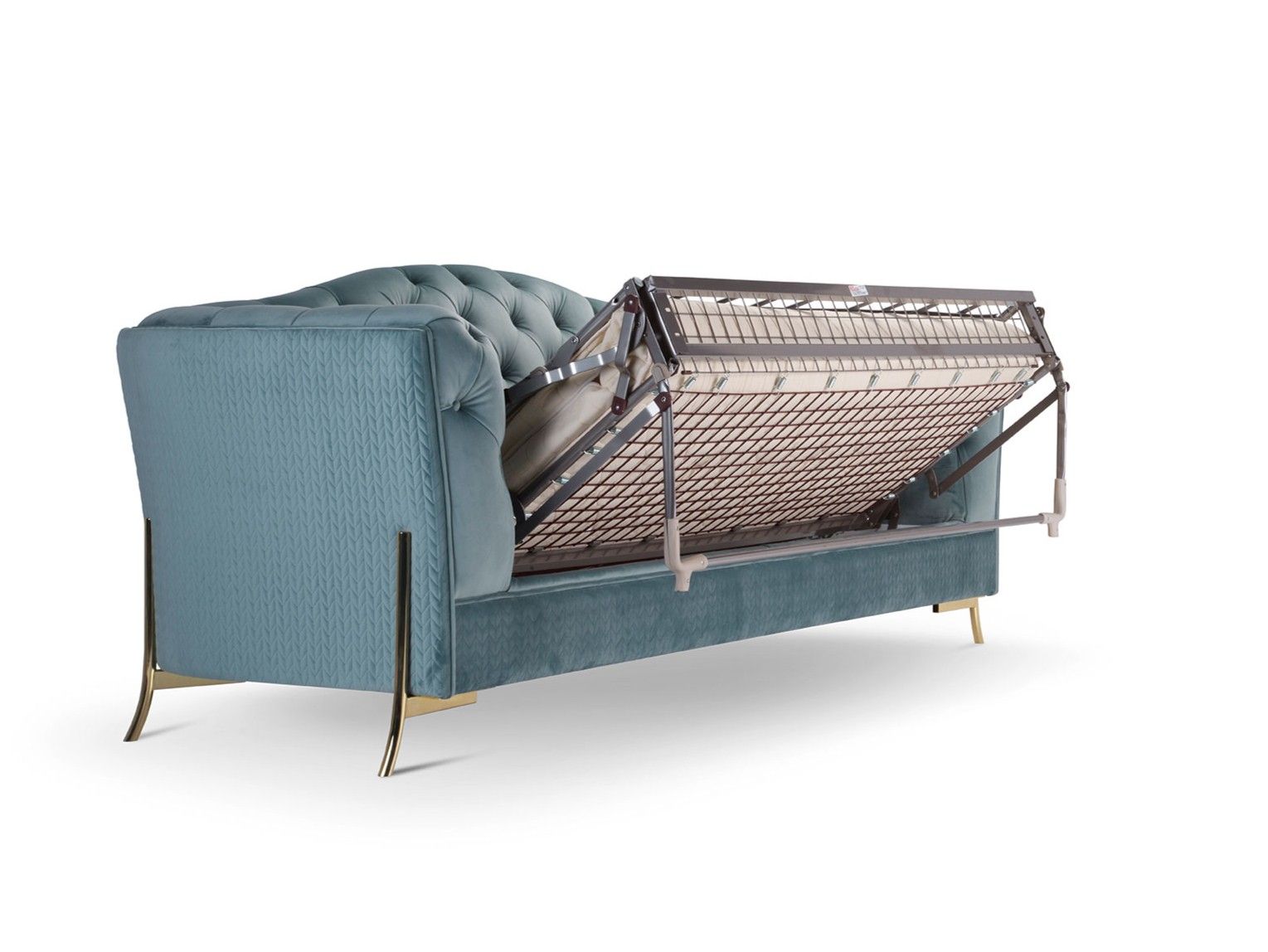 Диван-кровать capitonné из ткани с огнестойкой обивкой Domingo Salotti Nefele ARCH-00034794 - Вид №10