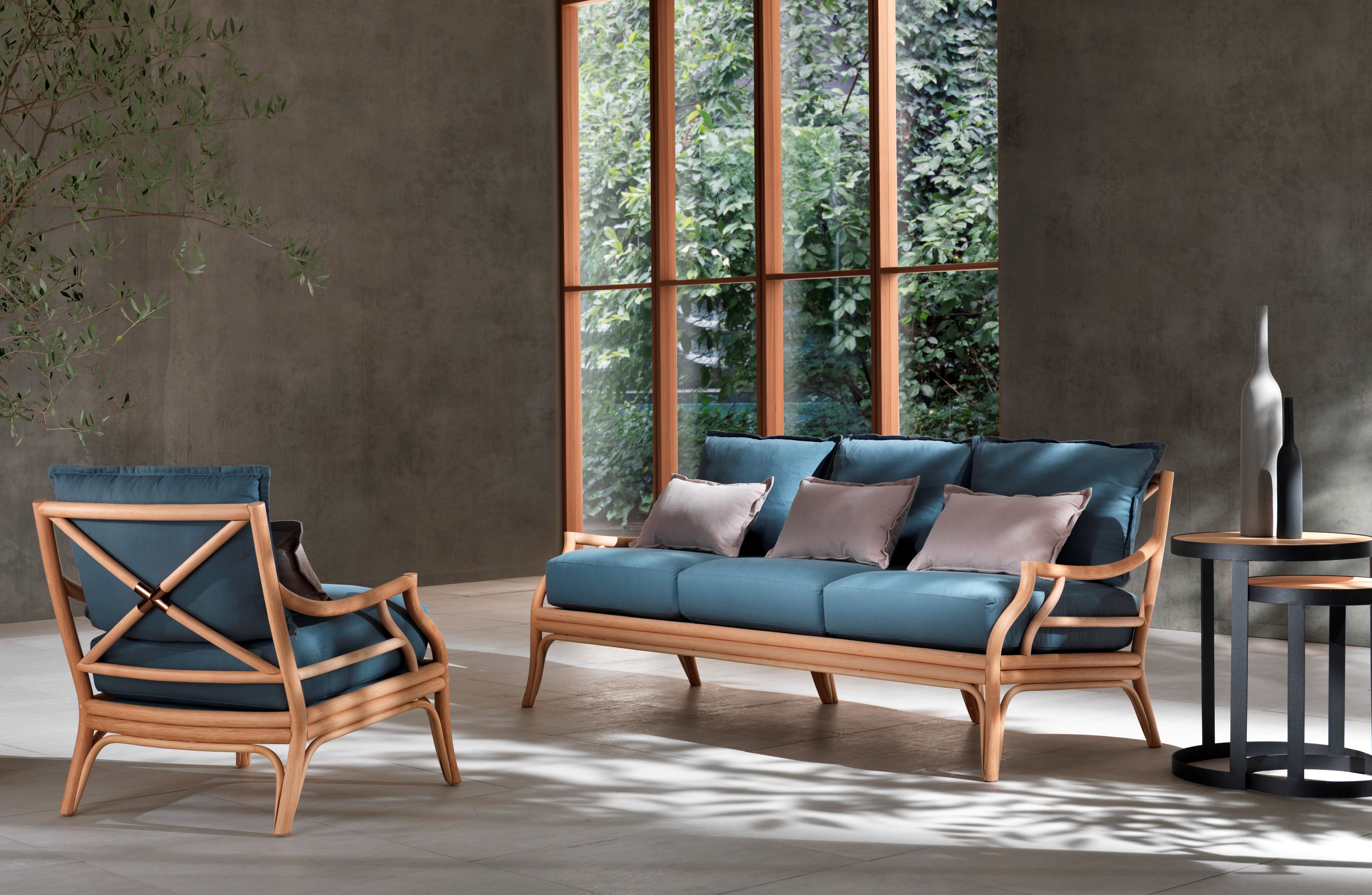 Кресло из ротанга с подлокотниками Mila Maurizi Maison ARCH-00073342 - Вид №5