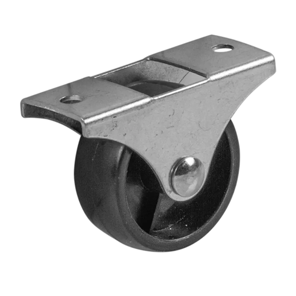 Мебельное колесо неповоротное 40 мм с резиновым покрытием, нагрузка 50 кг 89433772 Santreyd STLM-1584072