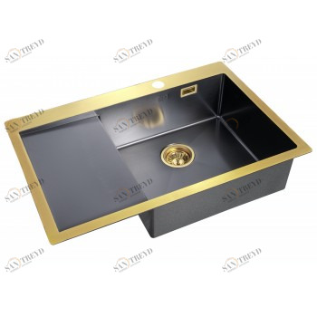 Zorg A 7851-R BR/GRAFIT Мойка кухонная прямоугольная Zorg 