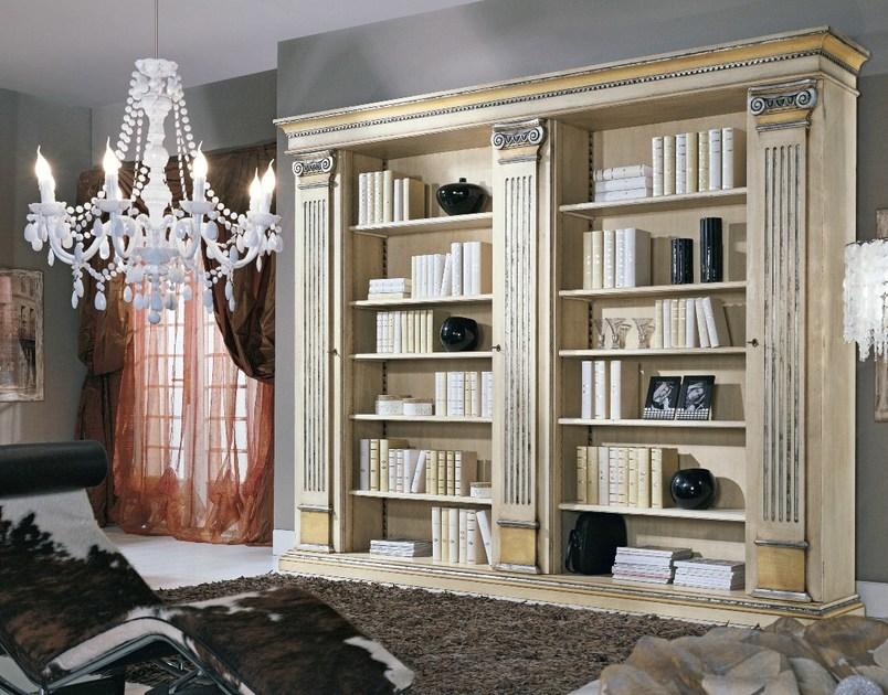 Arvestyle Книжный шкаф с открытой стенкой, лакированный из массива дерева Royal Br-2000-a - Вид №5