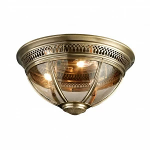 Потолочный светильник Residential 4 brass от Delight Collection KM0115C-4S brass DELIGHT COLLECTION ДИЗАЙНЕРСКИЕ 244402 Латунь;прозрачный