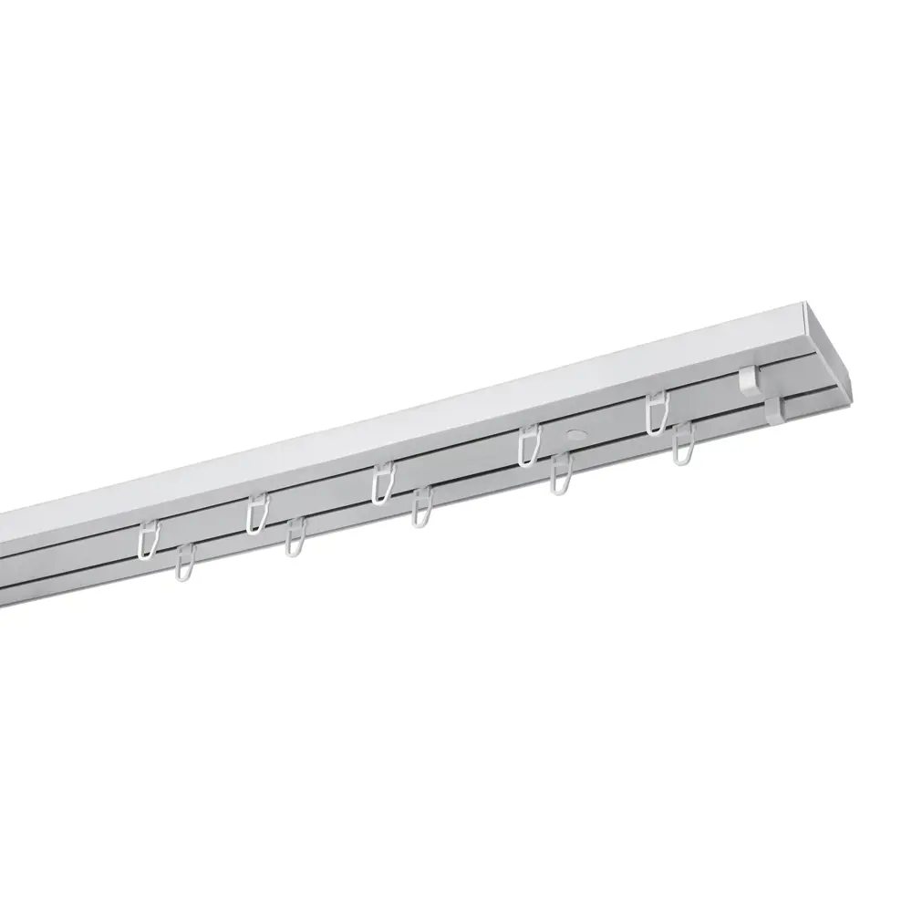 Карниз двухрядный Inspire 480 см пластик цвет белый 89345385 STLM-2200312 