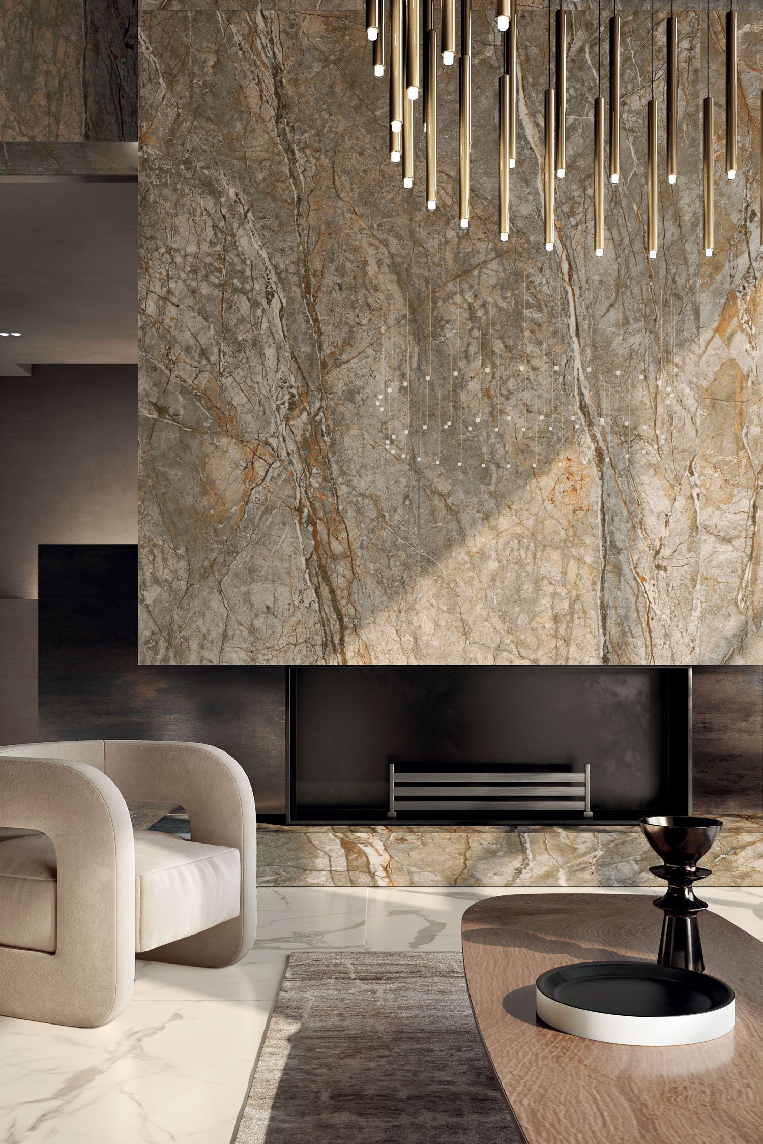 Керамогранит / напольное покрытие из ламинированного керамогранита с мраморным эффектом COTTO D'ESTE Starlight ARCH-00033515 - Вид №10