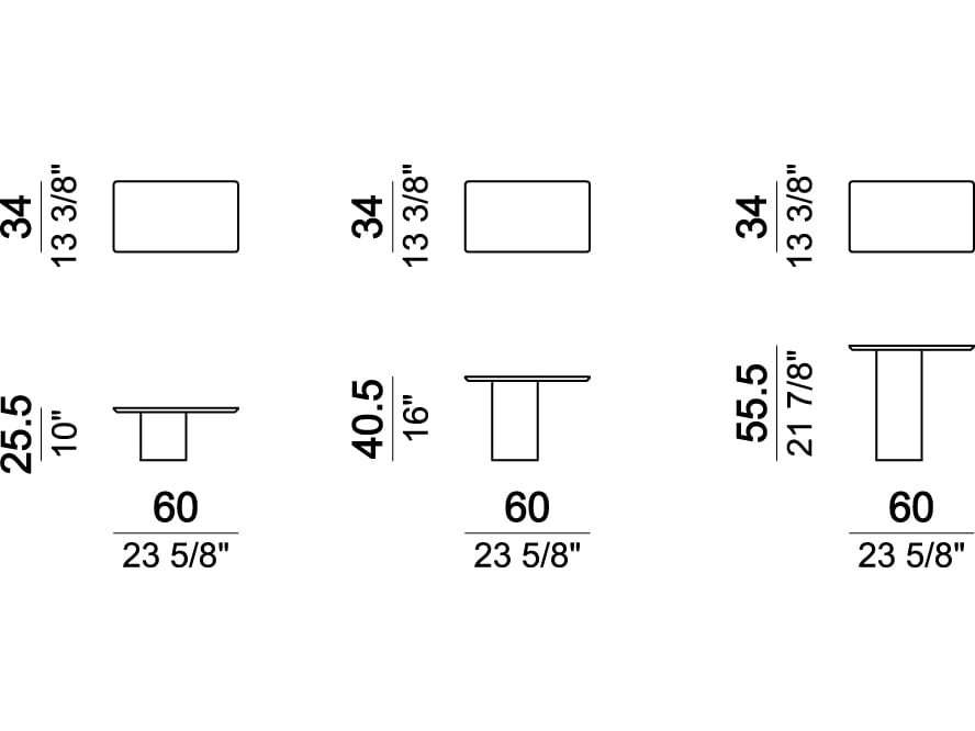Прямоугольный каменный журнальный столик Arketipo PETRA ARCH-00148034 - Вид №2