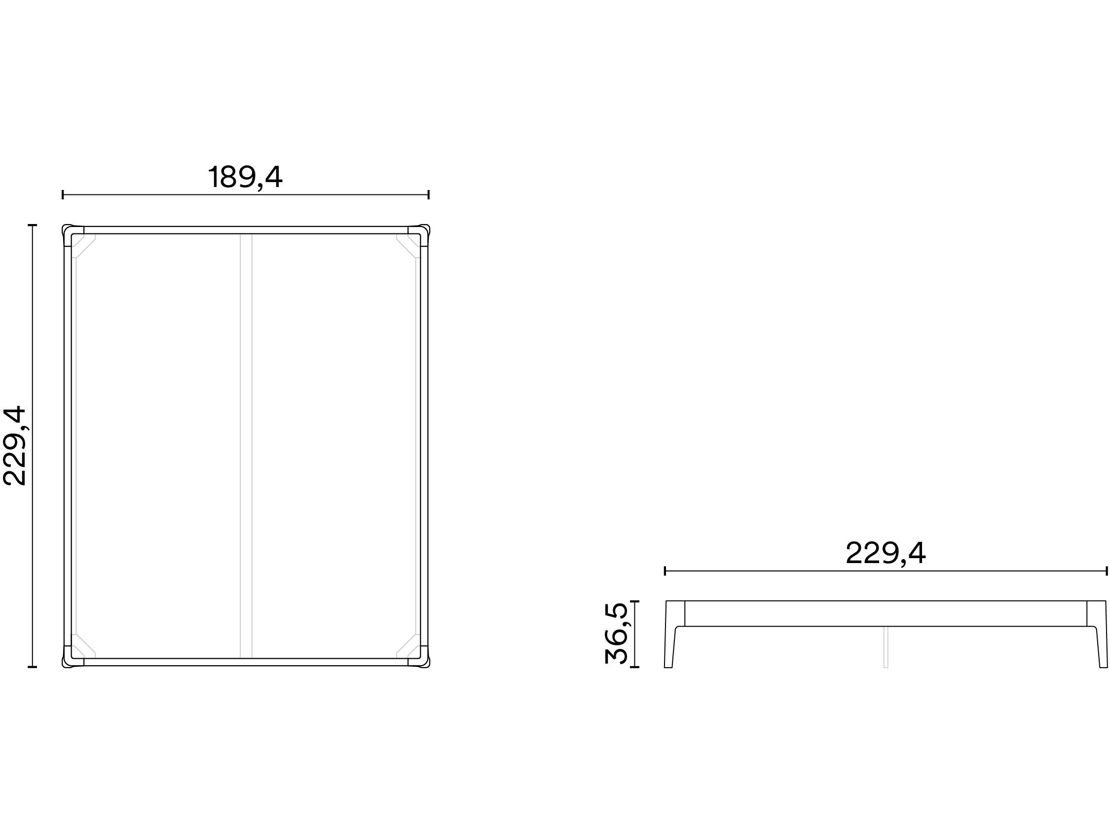 Деревянная двуспальная кровать Noah Living белье ARCH-00103819 - Вид №7