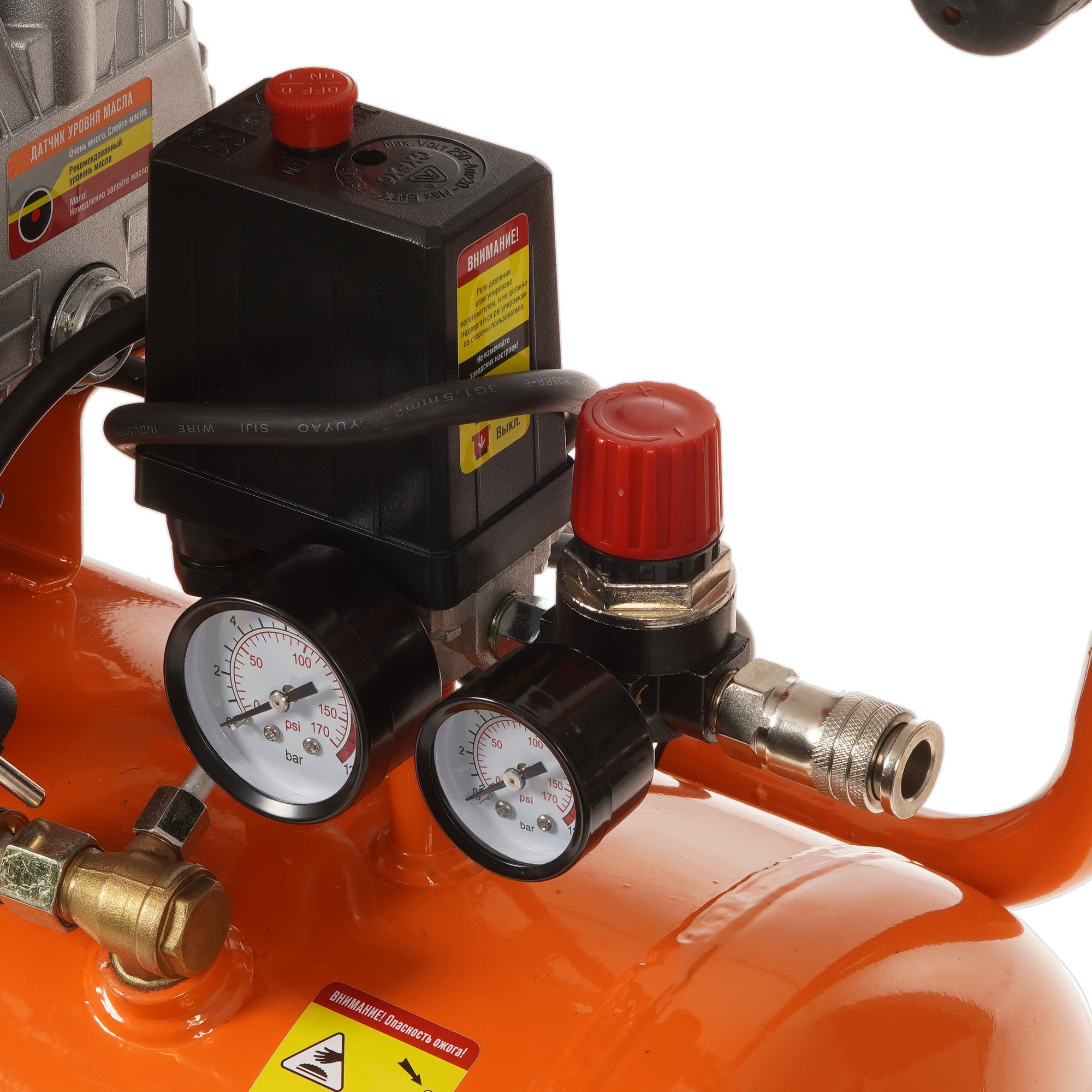 Компрессор поршневой масляный Кратон AC-350-50-DDV 9024846 STDN-0039919 - Вид №5