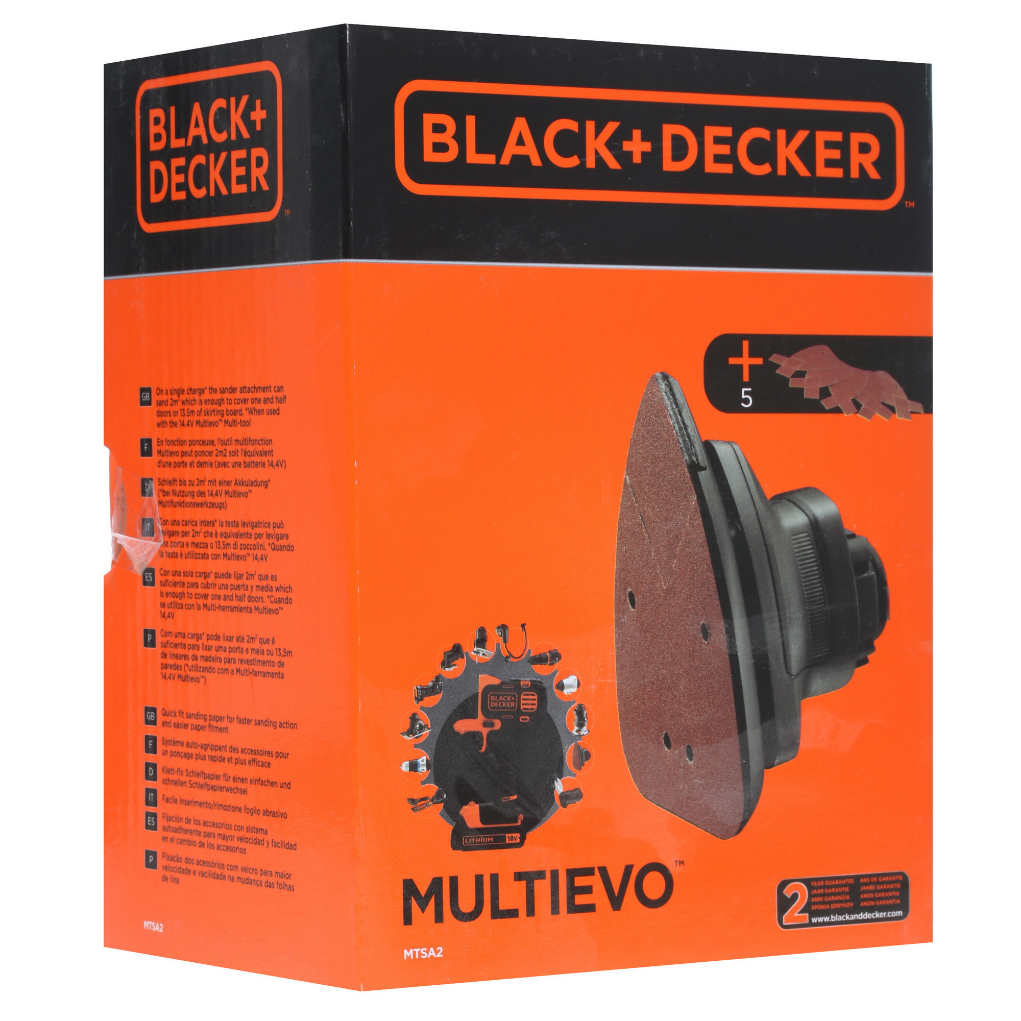 Специальная насадка для реноватора Black&Decker MultiEvo MTSA2 1083292 Black+decker STDN-0121100 - Вид №6