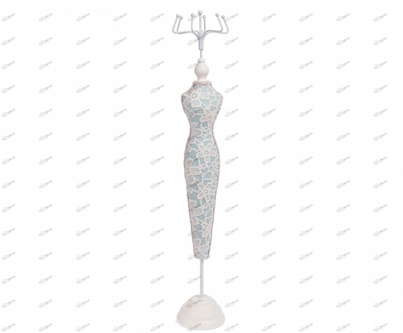 Подставка-манекен для украшений серебристая TO4ROOMS  303497 Серебро 