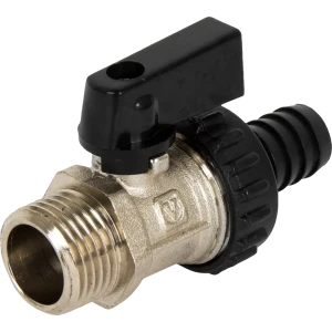 Клапан сливной Valtec 1/2" никелированная латунь, внутренняя-наружная резьба VT.430.N.04