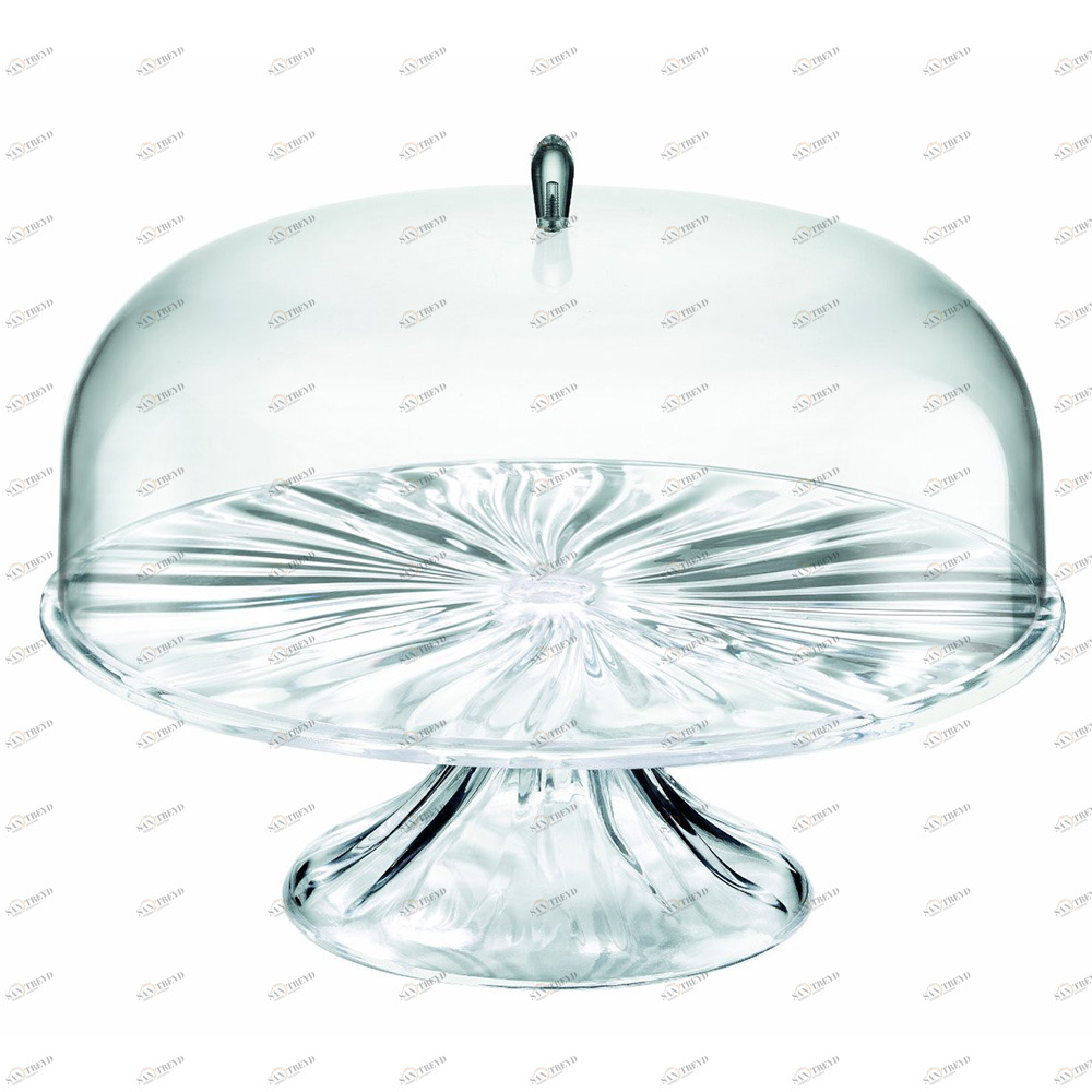 Тортовница круглая 28 см прозрачная Aqua GUZZINI  00-3869753 Прозрачный 