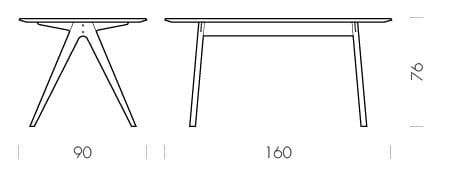 Прямоугольный дубовый стол Gazzda Ava ARCH-00093703 - Вид №21