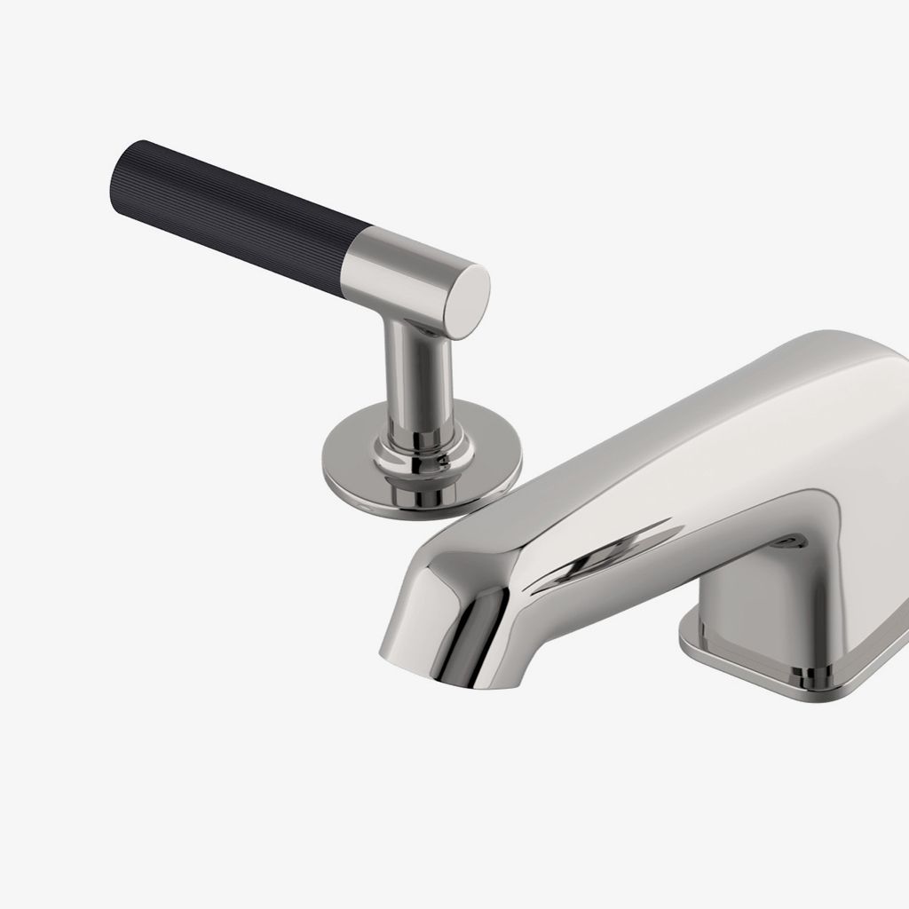 BLS12D Смеситель для унитаза серии Bond Union с эмалированными гильошированными ручками Waterworks - Вид №1