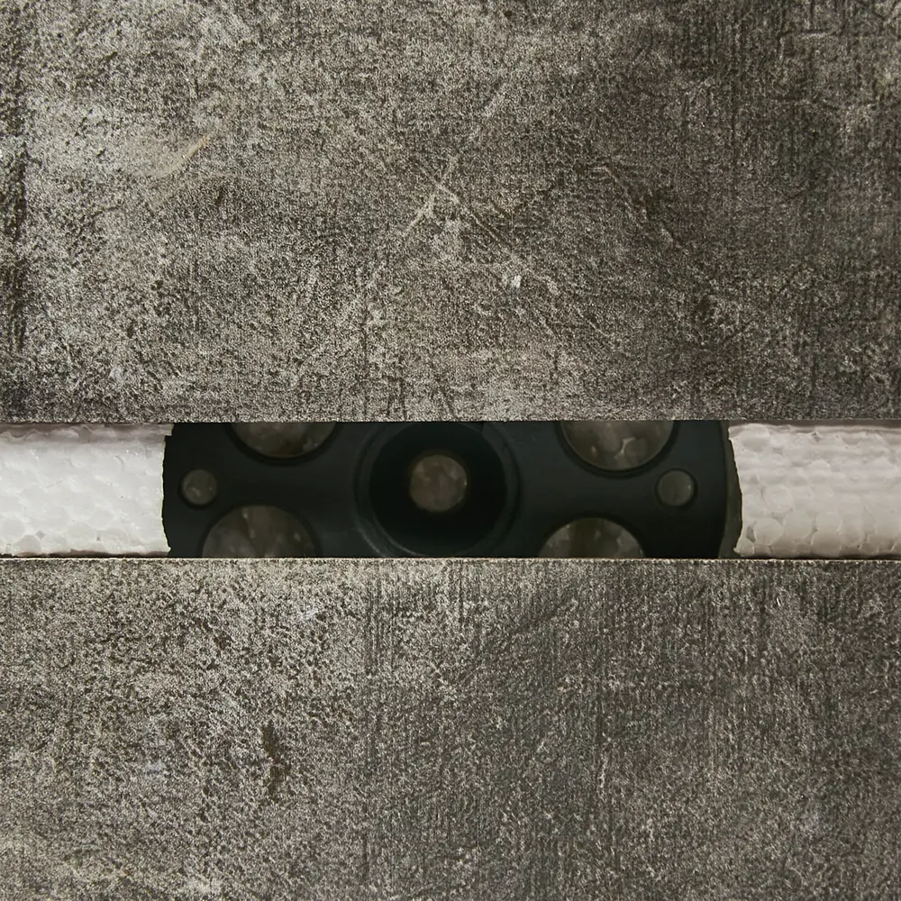 Термопанель внутренний угол Мосстрой-31 Brick Wall серый 31x31x41x5 см STLM-2160592 - Вид №3