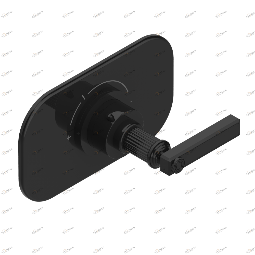 U9L-5100B Ручка регулировки для термостата THG, арт.5100A 1/2" и 5200A 3/4" Thg-paris Grand central с металлическими ручками-рукоятками Покрытие PVD бронза U9L 5100B CAT.F