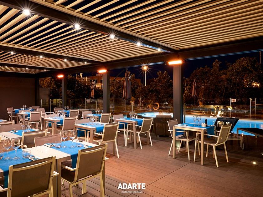 ADARTE Алюминиевая пергола с регулируемыми жалюзи  A105  - Вид №7