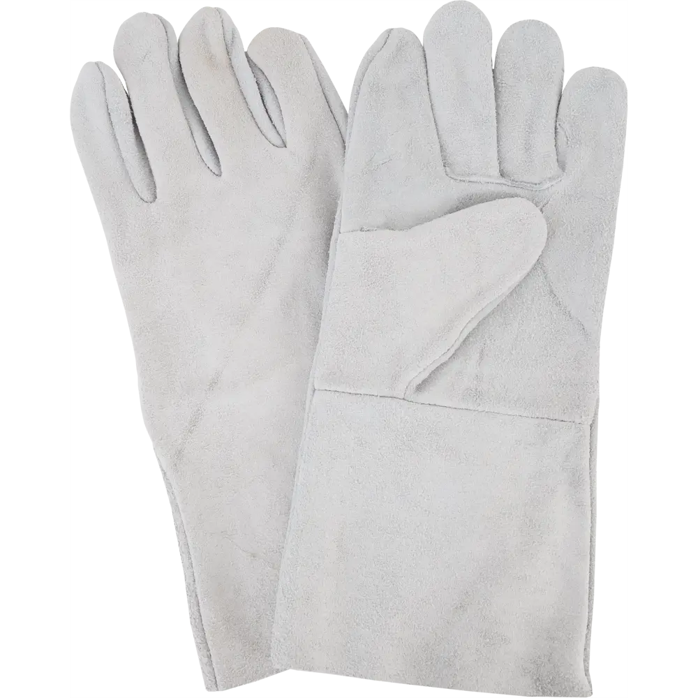Перчатки спилковые без подкладки ЛЭВ, 10/XL, цвет серый 84921594 STLM-2079828 Santreyd 