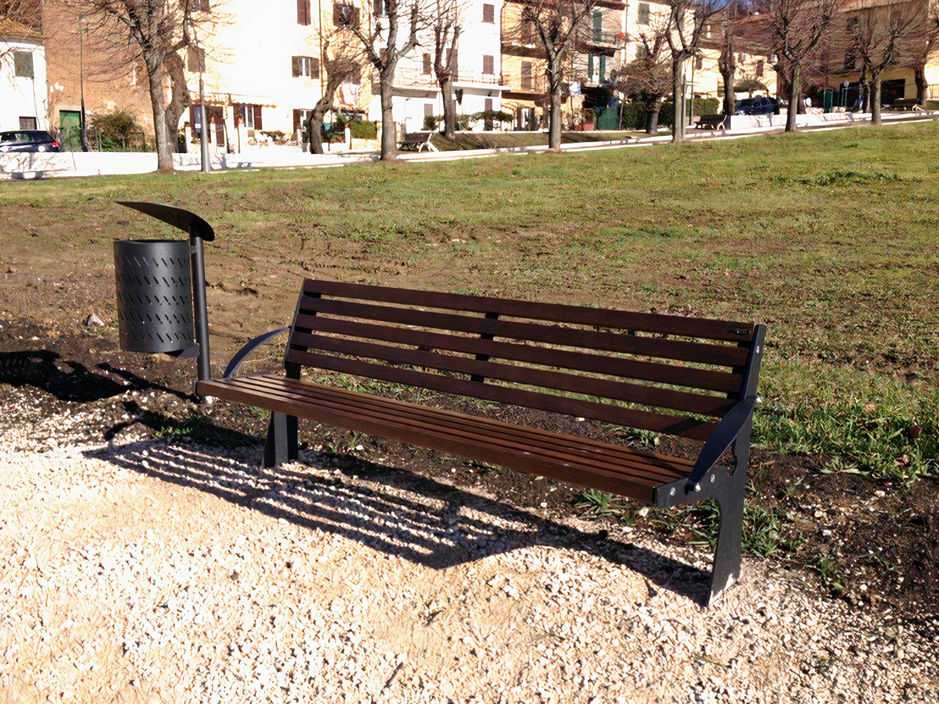 Скамья из окуме со спинкой Studio Città CENTER ARCH-00085205 - Вид №2