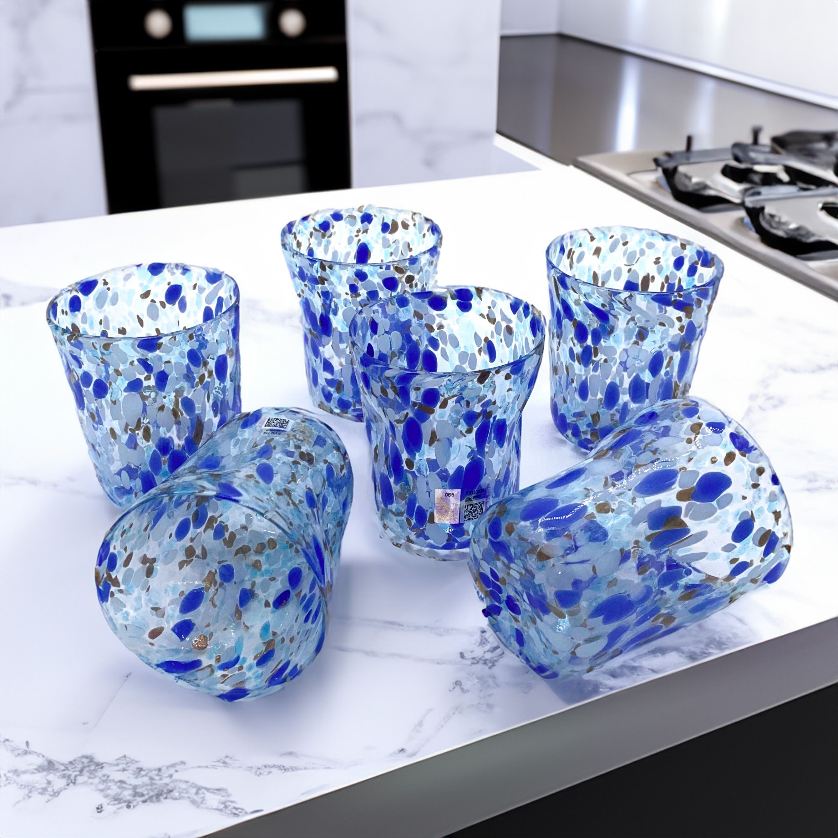 Набор из шести стаканов из муранского стекла ручной работы YourMurano готы ARCH-00064108