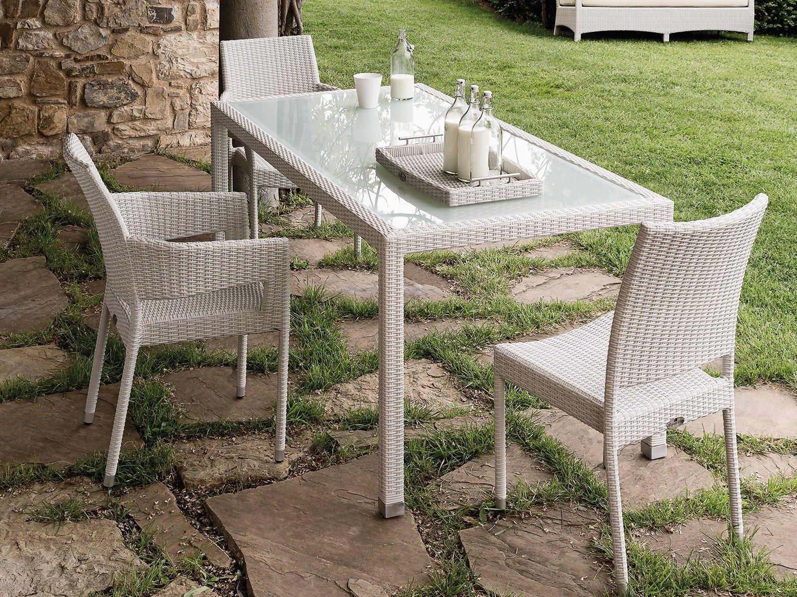 Стул из синтетического волокна Il Giardino di Legno Тонга ARCH-00137134 - Вид №3