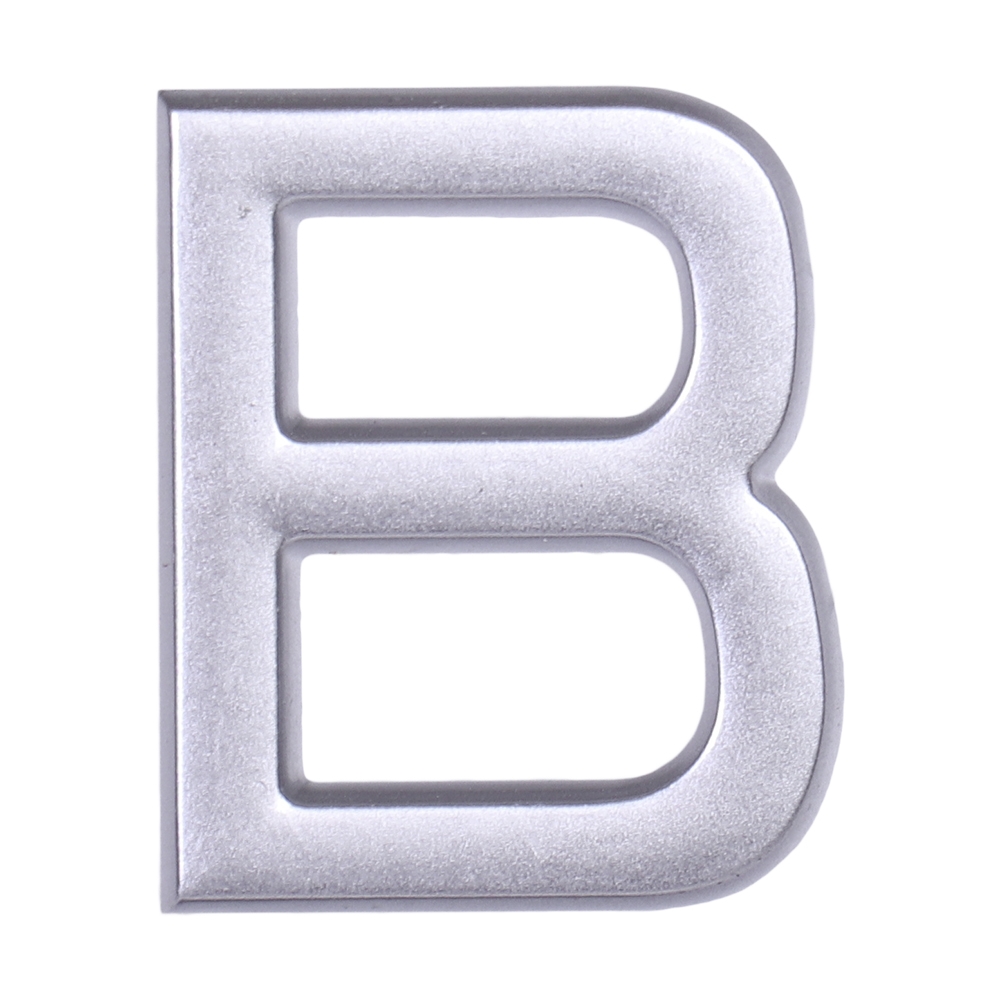 Дверная буква  «В», 32х5х40 мм, матовое серебро LJPS0081 Public Steel Россия 