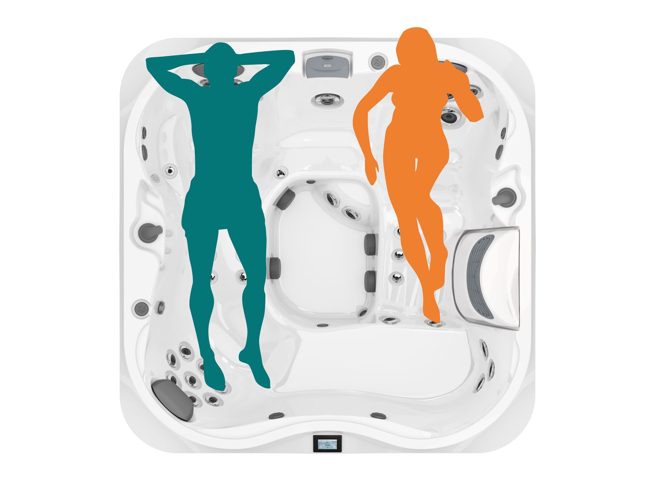 Надземный мини-бассейн с джакузи Jacuzzi® J-300™ ARCH-00077654 - Вид №5