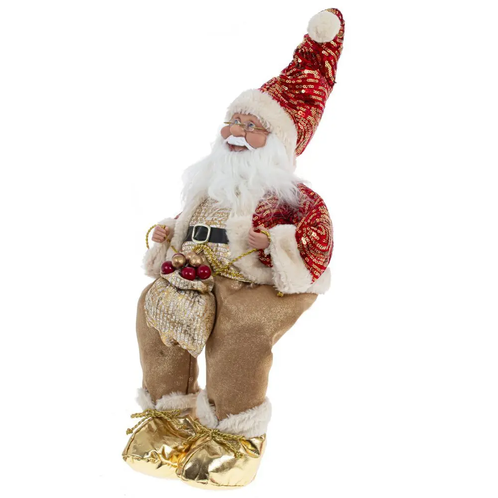 88449983 Игрушка Дед Мороз 34 см цвет красный STLM-1328481 Santreyd  - Вид №3