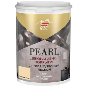 Декоративное покрытие Parade Ice Pearl с перламутровым песком 0.9 л цвет золотистый циркон 82460406 STLM-2024544