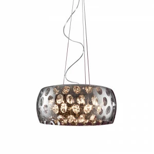 Подвесной светильник Milos 6 от Delight Collection коричневая SCHULLER ДИЗАЙНЕРСКИЕ 243454 Хром