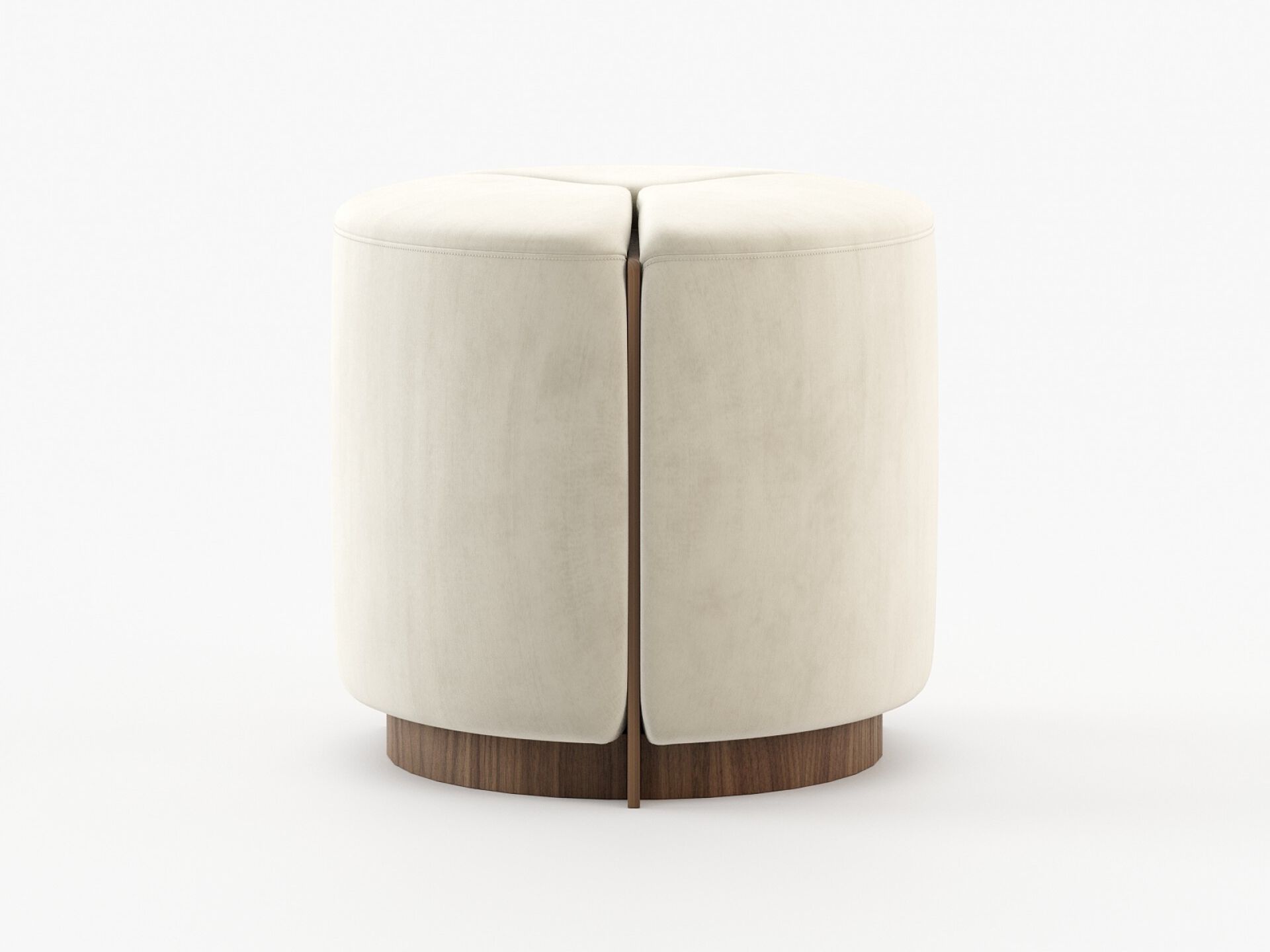 Круглый пуф из ткани Laskasas Not Another Edition ARCH-00009563 - Вид №2