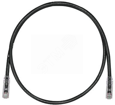 UTPCH10MBLY Copper patch cord, category 5e, black ut Panduit Santreyd 