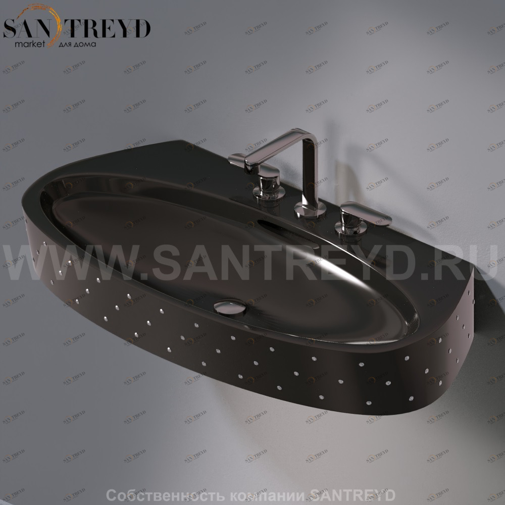 L524T1R1V4.104SW Подвесная раковина настенная овальная A. e T. Italia OVAL Италия AeT ITALIA