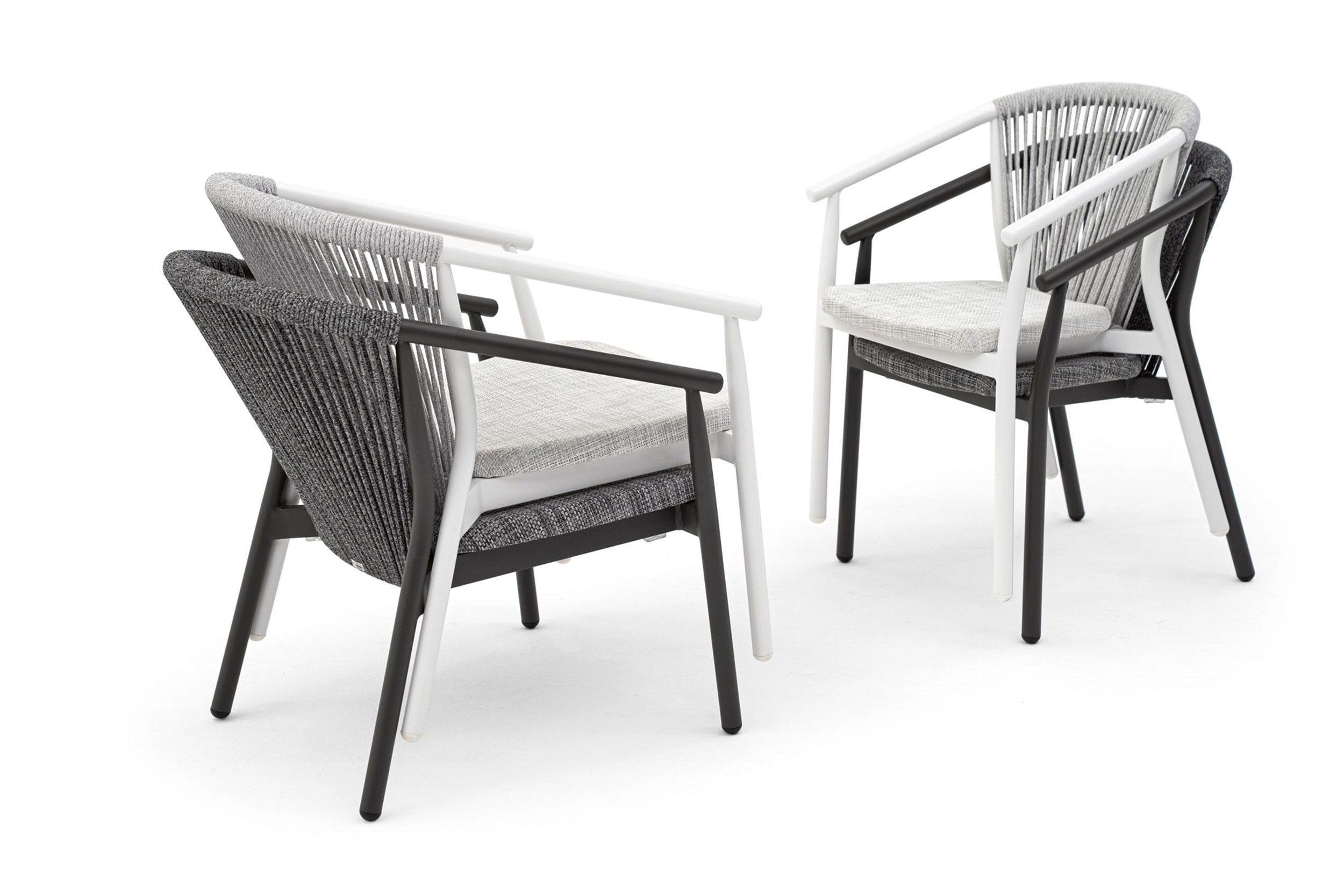 Алюминиевый штабелируемый садовый стул с порошковым покрытием Varaschin Smart ARCH-00085384 - Вид №3